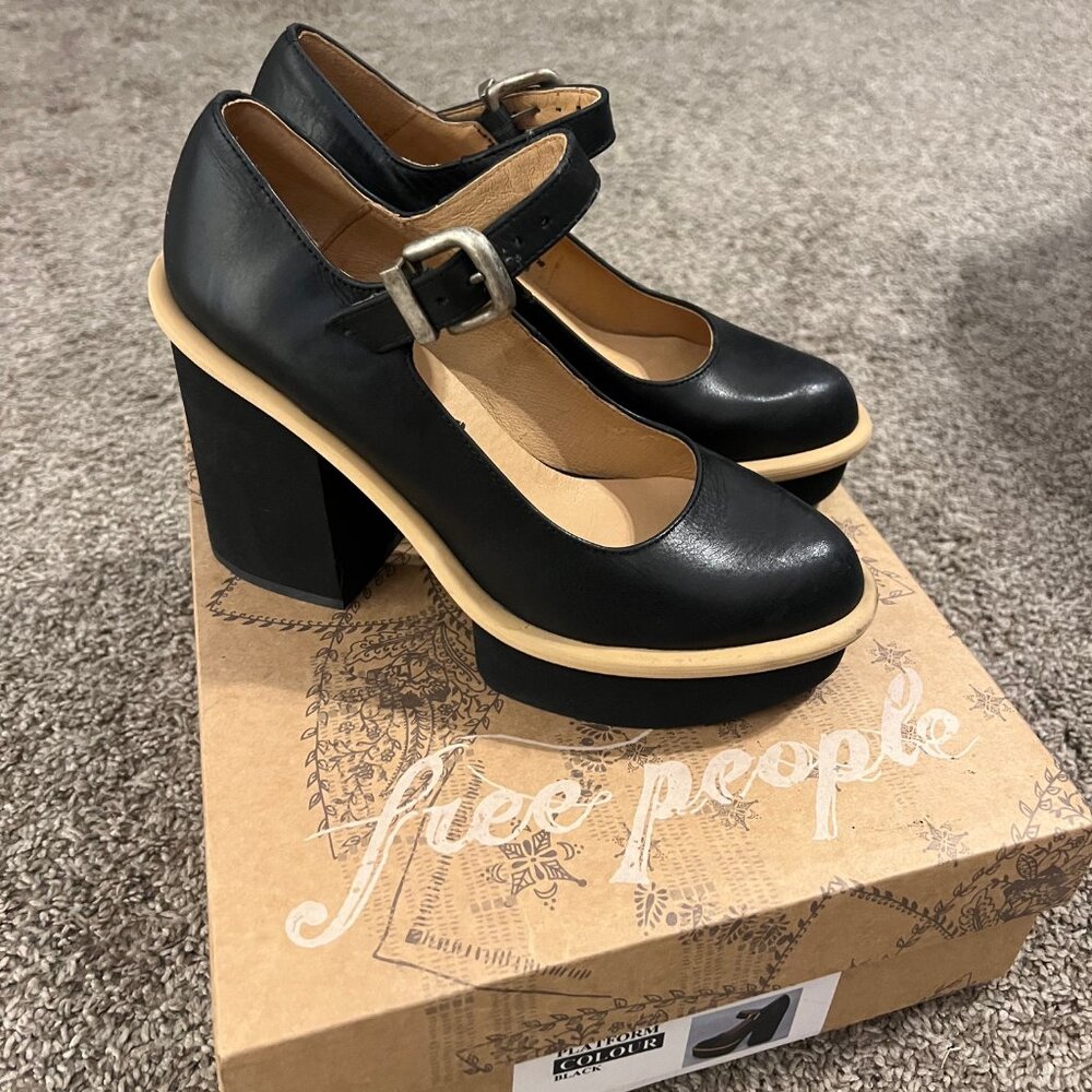 FREE PEOPLE MAGGIE PLATFORM MARY JANE - Picture 4 of 5